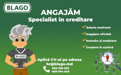 BLAGO isi mareste echipa!