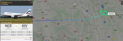 Avioanele de pe cura Nice-Chisinau si Istanbul nu pot ateriza pe aeroportul din Chisinau - FOTO Avioanele de pe cura Nice-Chisinau si Istanbul nu pot ateriza pe aeroportul din Chisinau - FOTO