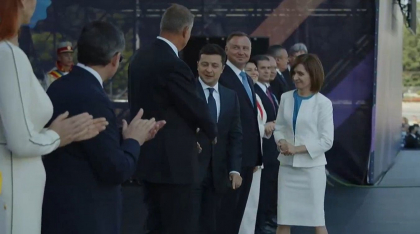 LIVE. Ceremonia dedicata celei de-a 30-a aniversari a Independentei Moldovei