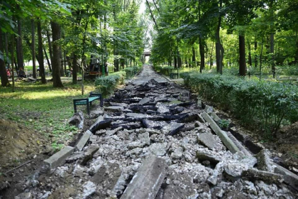 Parcul ,,Butoias” din capitala a fost reabilitat - FOTO Parcul ,,Butoias” din capitala a fost reabilitat - FOTO
