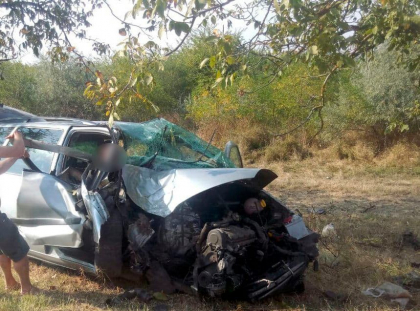 Accident in Taraclia. Doi barbati - transportati la spital dupa ce s-au izbit cu masina intr-un copac. Politia de frontiera a ajutat pasagerul blocat intre fiare - FOTO Accident in Taraclia. Doi barbati - transportati la spital dupa ce s-au izbit cu masina intr-un copac. Politia de frontiera a ajutat pasagerul blocat intre fiare - FOTO
