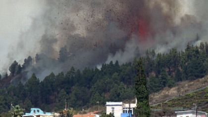 Un vulcan a intrat in eruptie in insula spaniola La Palma, din arhipelagul Canare - VIDEO Un vulcan a intrat in eruptie in insula spaniola La Palma, din arhipelagul Canare - VIDEO