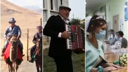 Alegeri in zonele izolate din Rusia: Calare pe camila catre urne. Alegatori asteptati cu acordeonul. Vot in timpul culesului de cartofi