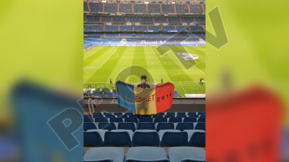 Moldovenii aflati pe stadionul Santiago Bernabeu ne transmit imagini din timpul meciului dintre Real Madrid si Sheriff Tiraspol. Momente INCREDIBILE surprinse dupa ce Sheriff a batut primul gol in poarta clubului spaniol - FOTO/VIDEO Moldovenii aflati pe stadionul Santiago Bernabeu ne transmit imagini din timpul meciului dintre Real Madrid si Sheriff Tiraspol. Momente INCREDIBILE surprinse dupa ce Sheriff a batut primul gol in poarta clubului spaniol - FOTO/VIDEO