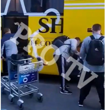 Fotbalistii clubului Sheriff Tiraspol au ajuns la Chisinau. Vezi primele imagini cu jucatorii lui Iurii Vernidub, care aseara au invins in meciul cu Real Madrid - VIDEO 