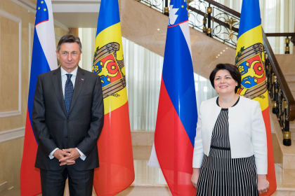 Natalia Gavrilita a avut o intrevedere cu presedintele Sloveniei, Borut Pahor, aflat intr-o vizita oficiala in Republica Moldova - FOTO Natalia Gavrilita a avut o intrevedere cu presedintele Sloveniei, Borut Pahor, aflat intr-o vizita oficiala in Republica Moldova - FOTO