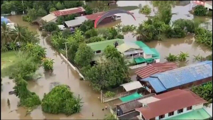 Dezastru in Thailanda. Peste 70.000 de case, sub ape in urma ploilor musonice abundente