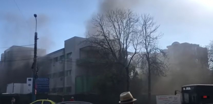 Incendiu la Spitalul de Boli Infectioase Constanta. Noua pacienti au decedat - VIDEO