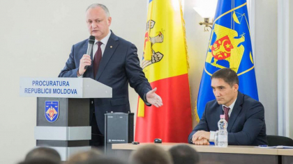 Igor Dodon, dupa suspendarea lui Stoianoglo: "Greseala politica fatala. Sa arestezi un Procuror General, fara temeiuri clare, cu mascati, in graba, noaptea"