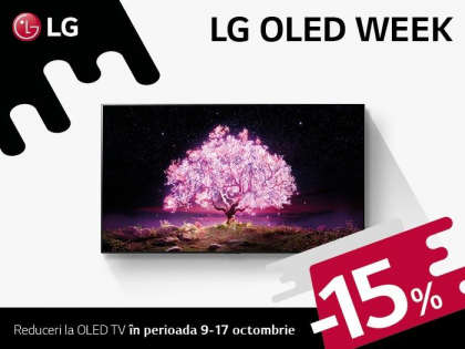 LG: OLED WEEK - o saptamana intreaga cu reduceri la OLED TV LG: OLED WEEK - o saptamana intreaga cu reduceri la OLED TV