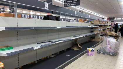 Nici urma de carne, legume sau lapte in supermarketuri. In Marea Britanie, doar Boris Johnson a ramas optimist - FOTO Nici urma de carne, legume sau lapte in supermarketuri. In Marea Britanie, doar Boris Johnson a ramas optimist - FOTO
