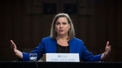 Victoria Nuland, scoasa de pe lista de sanctiuni a Rusiei, pentru a putea merge la Moscova Victoria Nuland, scoasa de pe lista de sanctiuni a Rusiei, pentru a putea merge la Moscova