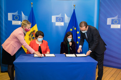 Republica Moldova a semnat acordul de asociere la progamul de finantare pentru cercetare si inovare Orizont Europa Republica Moldova a semnat acordul de asociere la progamul de finantare pentru cercetare si inovare Orizont Europa