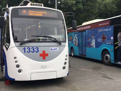 Amplasarea punctelor mobile pentru vaccinarea antiCOVID-19, un troleibuz si un autobuz: 30-31 octombrie 2021 Amplasarea punctelor mobile pentru vaccinarea antiCOVID-19, un troleibuz si un autobuz: 30-31 octombrie 2021