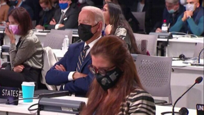 A atipit Joe Biden in timpul Conferintei ONU privind schimbarile climatice? A atipit Joe Biden in timpul Conferintei ONU privind schimbarile climatice?