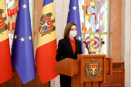 Maia Sandu va pleca in urmatoarele zile in Franta. Sefa statului va particip la Forumul Pacii de la Paris