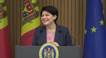 Stop cadru. Cum reactioneaza Natalia Gavrilita, intrebata ce nota ar da cabinetului de ministri in cele 100 de zile de mandat - VIDEO