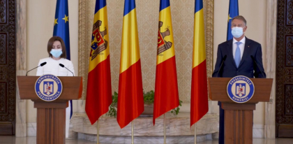 Declaratii de presa facute de Presedintele Republicii Moldova, Maia Sandu, dupa intrevederea cu Presedintele Romaniei, Klaus Iohannis Declaratii de presa facute de Presedintele Republicii Moldova, Maia Sandu, dupa intrevederea cu Presedintele Romaniei, Klaus Iohannis