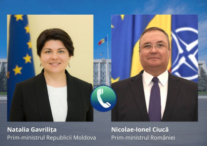 Natalia Gavrilita ar putea pleca in Romania intr-o vizita oficiala. Prim-ministrul a discutat cu omologul sau de la Bucuresti prevederile Foii de parcurs privind domeniile prioritare de cooperare 