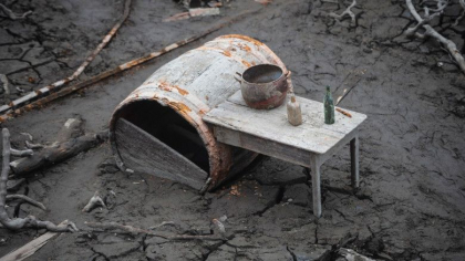 Un sat spaniol inundat in 1992 pentru constructia unei hidrocentrale a iesit din nou la lumina Un sat spaniol inundat in 1992 pentru constructia unei hidrocentrale a iesit din nou la lumina