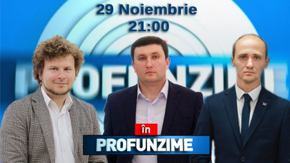 Dan Perciun de la PAS, Vladimir Odnostalco de la BCS si Liviu Vovc de la Platforma DA - invitatii emisiunii In PROfunzime