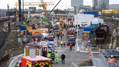 O veche bomba de aviatie a explodat langa cea mai aglomerata gara feroviara din Munchen O veche bomba de aviatie a explodat langa cea mai aglomerata gara feroviara din Munchen