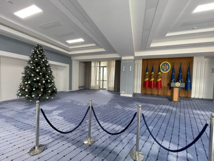 Guvernul a imbracat straie de sarbatoare. Cum arata institutia de stat - GALERIE FOTO

