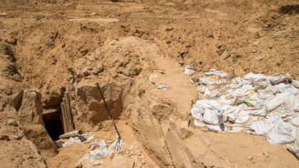 Israel a construit un zid subteran la granita cu Fasia Gaza, pentru a impiedica atacurile militantilor Hamas, care au sapat tuneluri