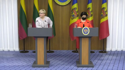 Declaratii de presa sustinute de prim-ministrul Republicii Moldova, Natalia Gavrilita, si prim-ministrul Lituaniei, Ingrida Simonyte Declaratii de presa sustinute de prim-ministrul Republicii Moldova, Natalia Gavrilita, si prim-ministrul Lituaniei, Ingrida Simonyte