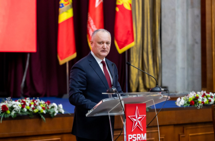 Igor Dodon - ales presedinte de onoare al PSRM in cadrul celui de-al XVII-lea Congres al formatiunii Igor Dodon - ales presedinte de onoare al PSRM in cadrul celui de-al XVII-lea Congres al formatiunii