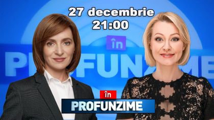 Maia Sandu - luni la emisiunea In PROfunzime cu Lorena Bogza