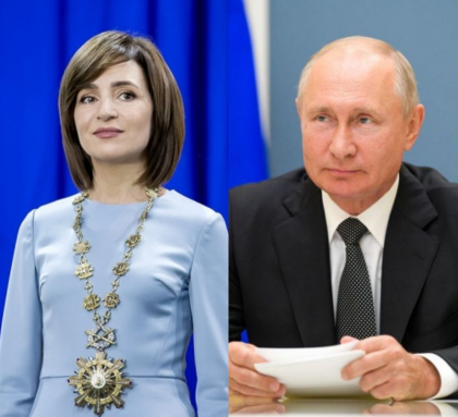 Vladimir Putin a felicitat-o pe Maia Sandu cu prilejul sarbatorilor de iarna Vladimir Putin a felicitat-o pe Maia Sandu cu prilejul sarbatorilor de iarna