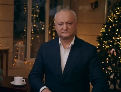 Mesajul lui Igor Dodon cu prilejul Anului Nou: ,,De Revelion si de Craciun, lumea devine mai buna” - VIDEO