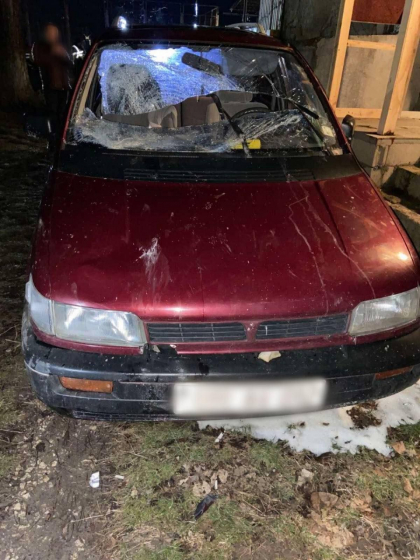 Accident la Edinet. O femeie a fost transportata la spital, dupa ce a fost lovita de o masina - FOTO