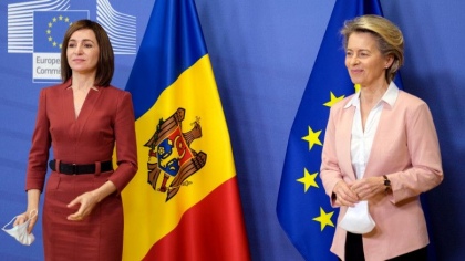 Ursula Von der Leyen: Pachetul financiar de 150 milioane de euro propus de CE va contribui la stabilizarea economiei Republicii Moldova Ursula Von der Leyen: Pachetul financiar de 150 milioane de euro propus de CE va contribui la stabilizarea economiei Republicii Moldova