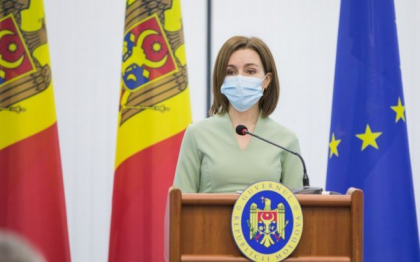 Mesaj de condoleante adresat de Maia Sandu familiei presedintelui Parlamentului European, David Sassoli 