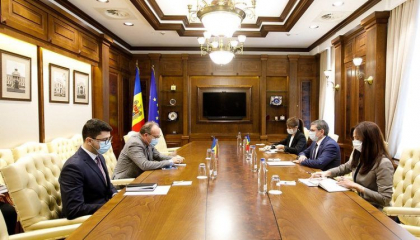 Igor Grosu a discutat despre criza energetica si securitatea regionala cu Ambasadorul Romaniei, Daniel Ionita - FOTO/VIDEO