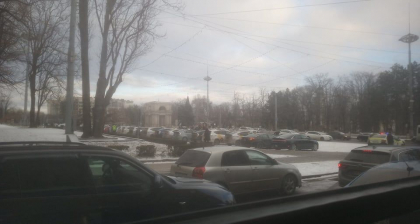 Taximetristii protesteaza in Piata Marii Adunari Nationale - FOTO/VIDEO Taximetristii protesteaza in Piata Marii Adunari Nationale - FOTO/VIDEO