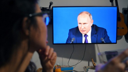 Cum a intensificat Rusia campania de propaganda interna legata de situatia din Ucraina si ce vad rusii la televizor Cum a intensificat Rusia campania de propaganda interna legata de situatia din Ucraina si ce vad rusii la televizor