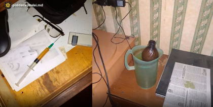 Un barbat din capitala - cercetat penal pentru consumul de droguri. Ce au gasit politistii in apartamentul individului - FOTO