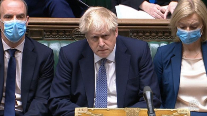 Boris Johnson il indeamna pe Vladimir Putin "sa dea inapoi" pentru a evita "varsarea de sange" Boris Johnson il indeamna pe Vladimir Putin "sa dea inapoi" pentru a evita "varsarea de sange"