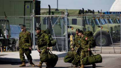 Canada si-a deplasat trupele militare in vestul Ucrainei, in apropierea granitei cu Belarus