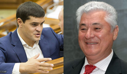 Reactia lui Constantin Tutu, dupa ce a fost numit ,,putu" de catre Vladimir Voronin: ,,Mereu a fost prezent si m-a sustinut la toate luptele mele” - FOTO