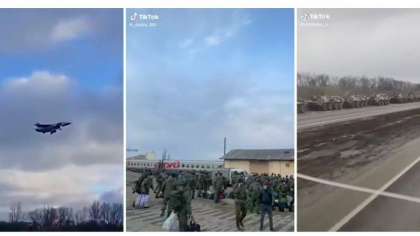 Washington Post: In videoclipuri de pe TikTok se vede cum fortele ruse se apropie de Ucraina Washington Post: In videoclipuri de pe TikTok se vede cum fortele ruse se apropie de Ucraina