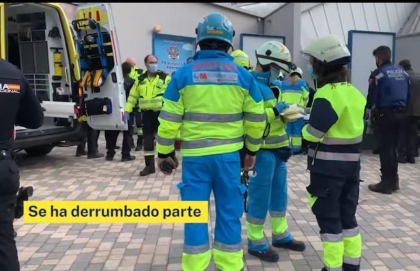 Acoperisul unei sali dintr-un parc de distractii din Spania s-a prabusit: 13 raniti