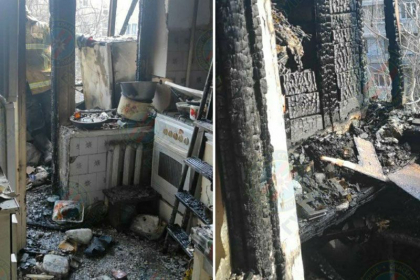 Un barbat din Ribnita - transportat de urgenta la spital, dupa ce acesta s-a ales cu mai multe arsuri in urma unui incendiu