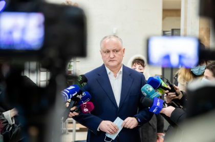 Reactia lui Igor Dodon in contextul razboiului din Ucraina: „Ce se intampla la vecini reprezinta o lectie importanta si pentru noi. Nu trebuie sa ratam oportunitatea de a ajunge la un compromis”