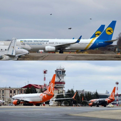 Cum arata aeronavele care au aterizat de urgenta in aceasta dimineata pe Aeroportul Chisinau - FOTO
