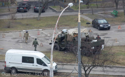 Primele unitati ale armatei ruse au intrat in Kiev, anunta Ministerul Apararii ucrainean Primele unitati ale armatei ruse au intrat in Kiev, anunta Ministerul Apararii ucrainean