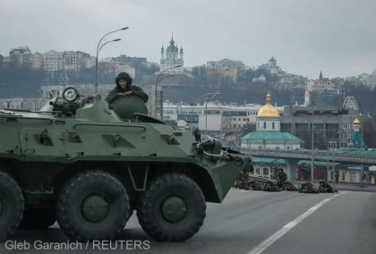 Armata ucraineana spune ca trupele sale se lupta cu fortele ruse in zona extinsa a capitalei Kiev